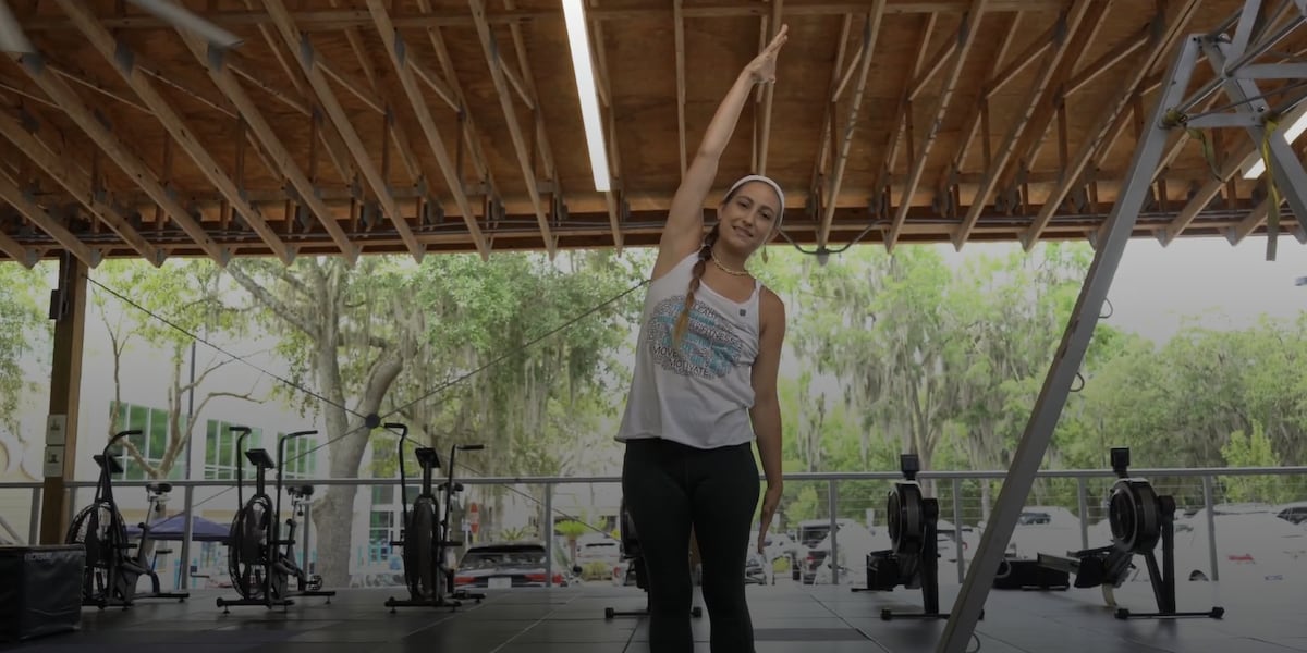 Gainesville Health and Fitness: Morning stretches