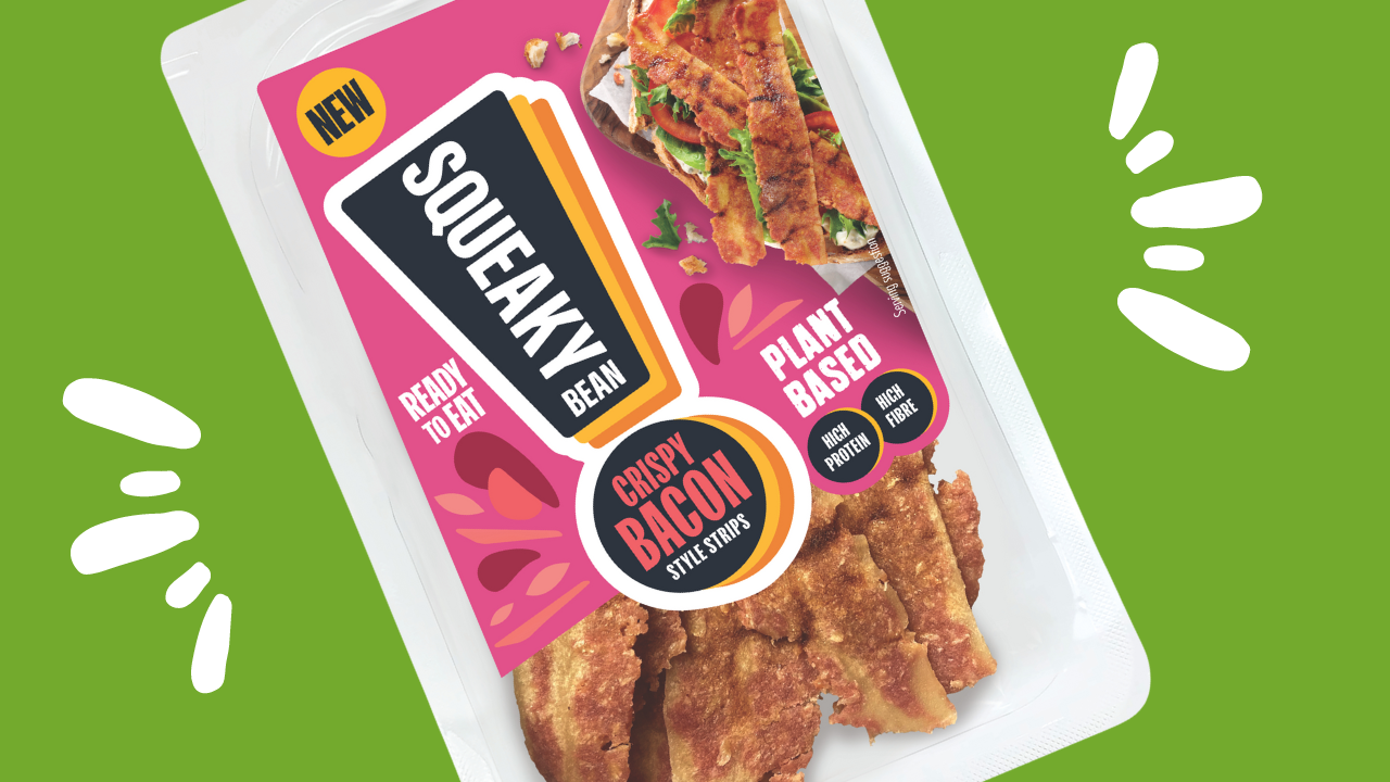 Squeaky Bean launches ready-to-eat crispy vegan bacon