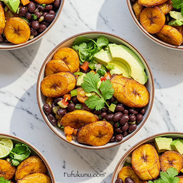 Vegan Beans and Plantain Delight