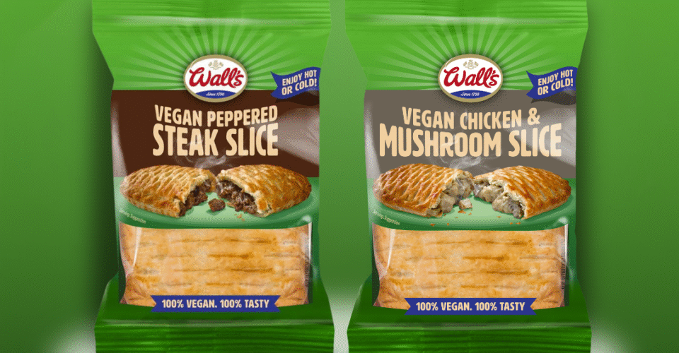 Wall’s Pastry Launches Vegan Peppered Steak Slice and Chicken & Mushroom Slice – vegconomist