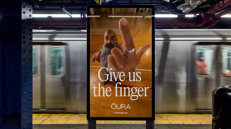 Campaign Trail: Oura asks consumers to give them the finger