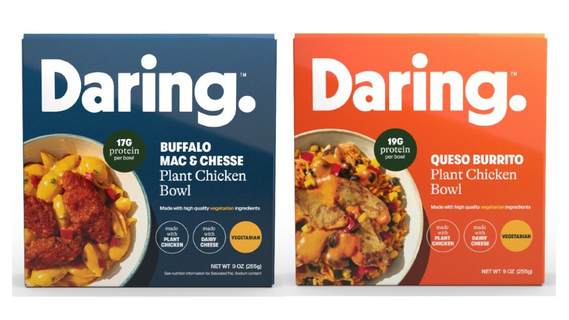 Daring Plant Chicken Introduces Two Frozen Vegetarian Bowls