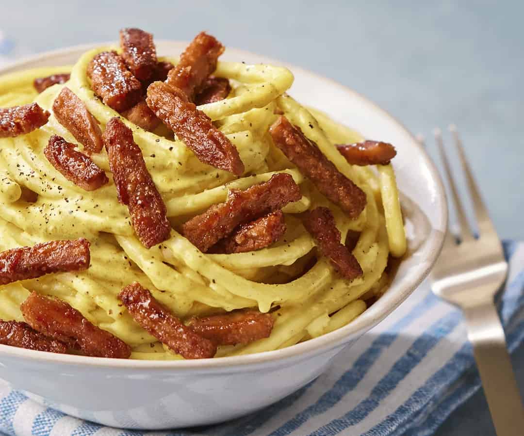 HappyVore Launches Plant-Based Bacon Pieces Made From Pea Protein – vegconomist