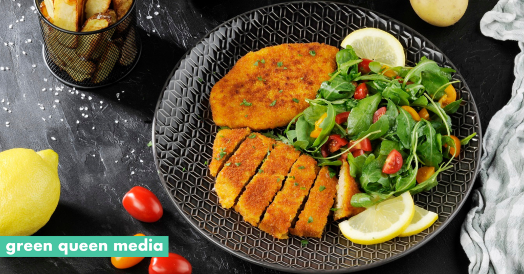 Schouten Debuts Fibre Tech in Vegan Chicken Schnitzel