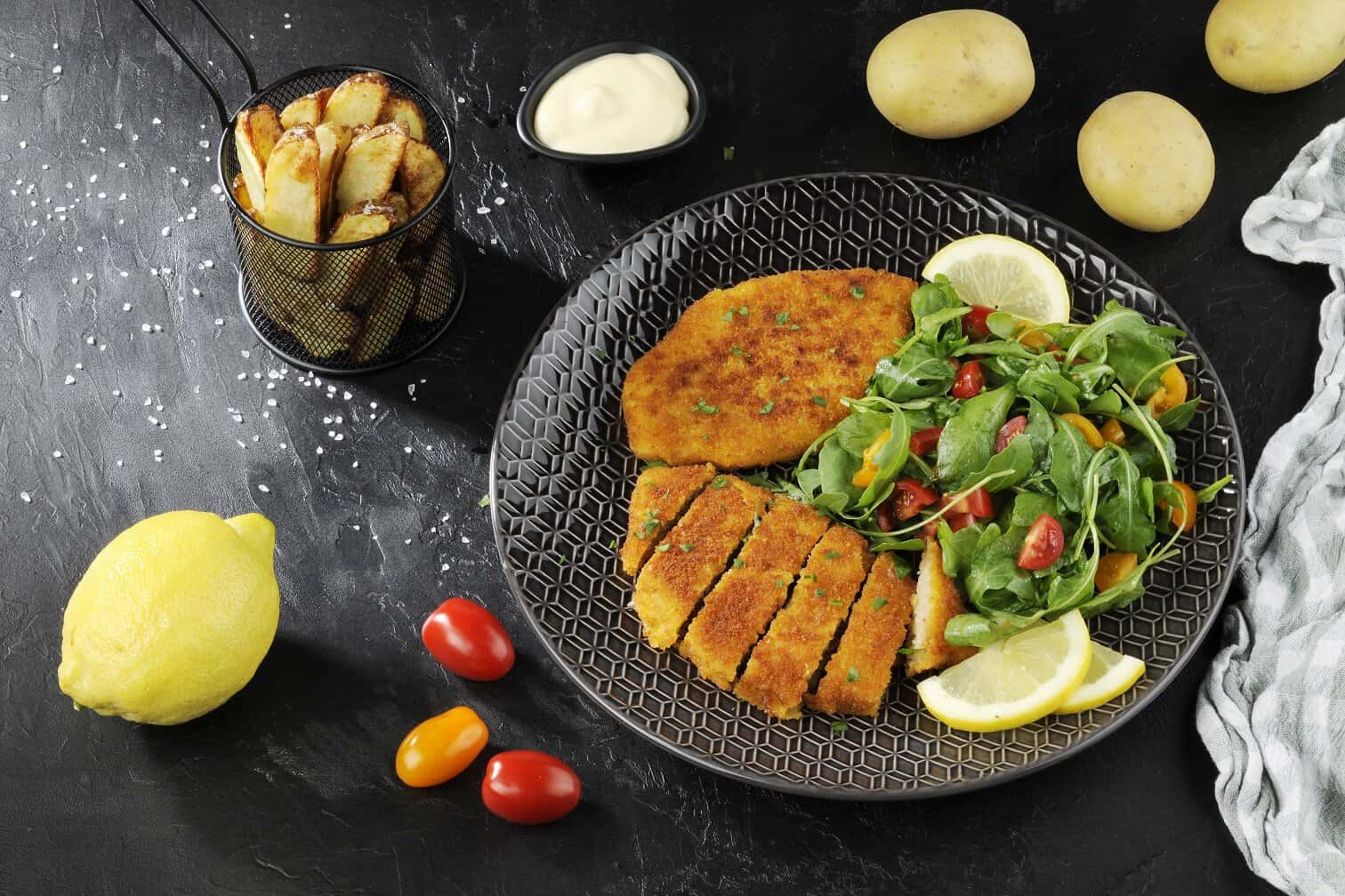 Schouten Europe Debuts New Fiber Technology Replacing Texturates in Plant-Based Chicken Schnitzel – vegconomist