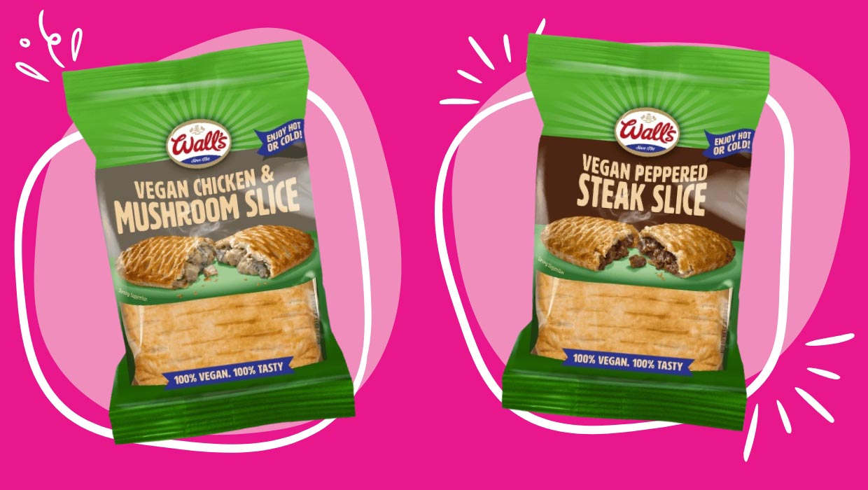 Wall’s debuts vegan slices as its vegan sausage roll sales soar