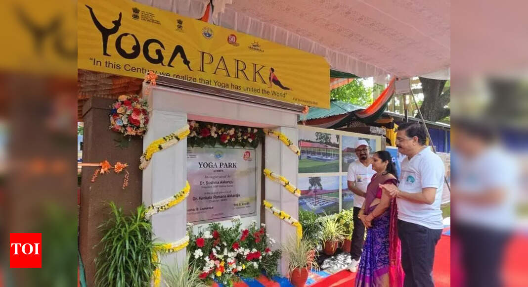 Yoga Park inaugurated at NMPA to promote wellness | Mangaluru News