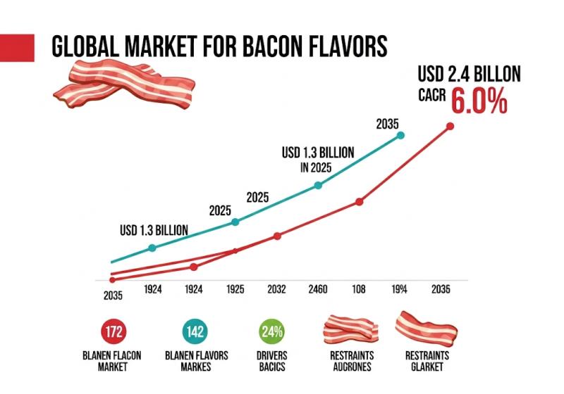 Bacon Flavors Market Set to Hit USD 2.4 Billion