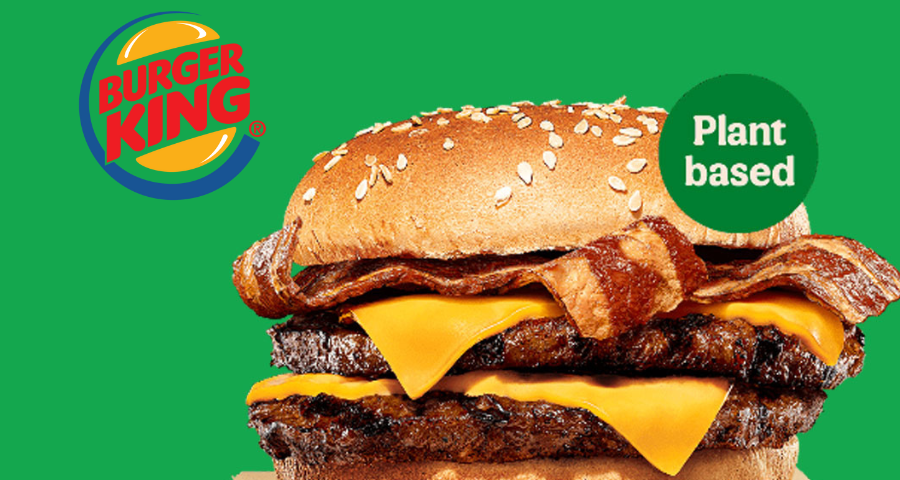 Burger King UK Releases Vegan Bacon Cheeseburgers by adding La Vie’s vegan bacon to permanent menu