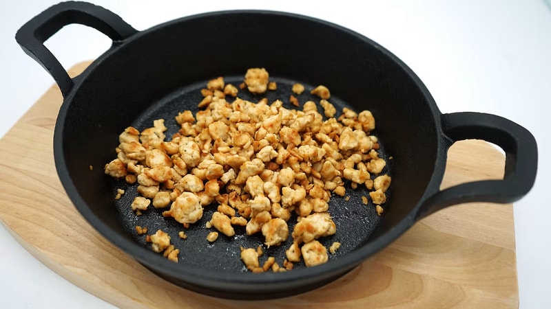 Fungi-Powered Plant-Based Meat Products : Minced Fungi Protein