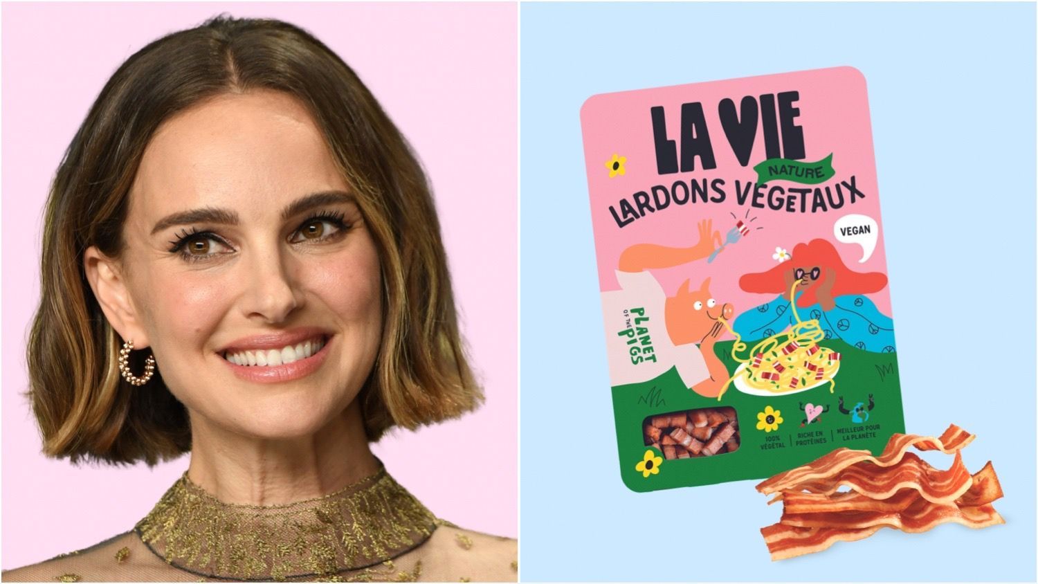 Natalie Portman Just Helped a Vegan Bacon Startup Make History
