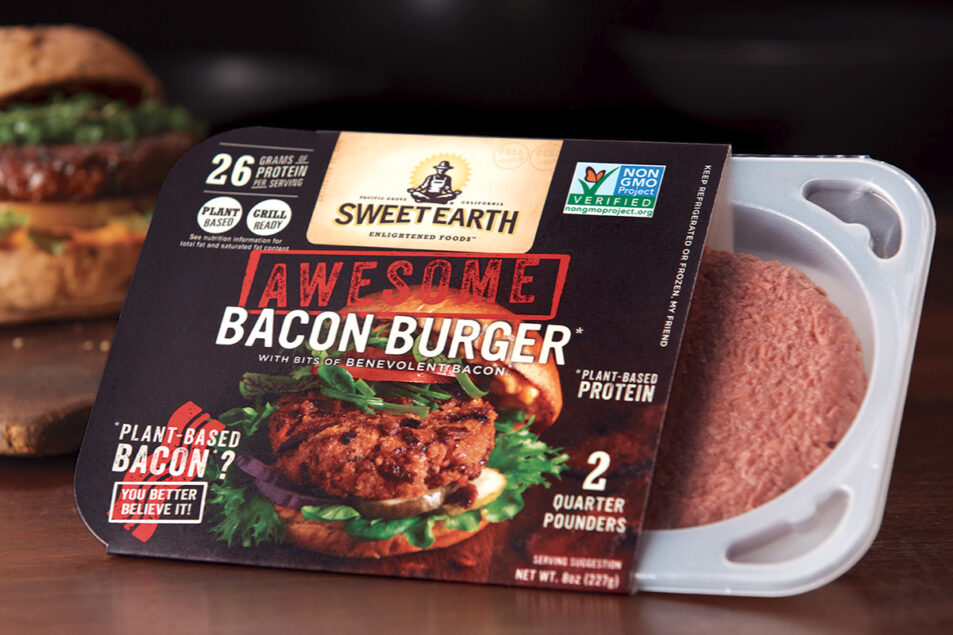 Plant-based bacon burger debuts from Sweet Earth Foods | 2020-07-15