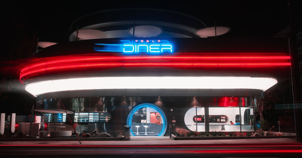 The Tesla Diner Doesn’t Charge Extra for Oat Milk, But the Rest of the Menu Is a Climate Nightmare