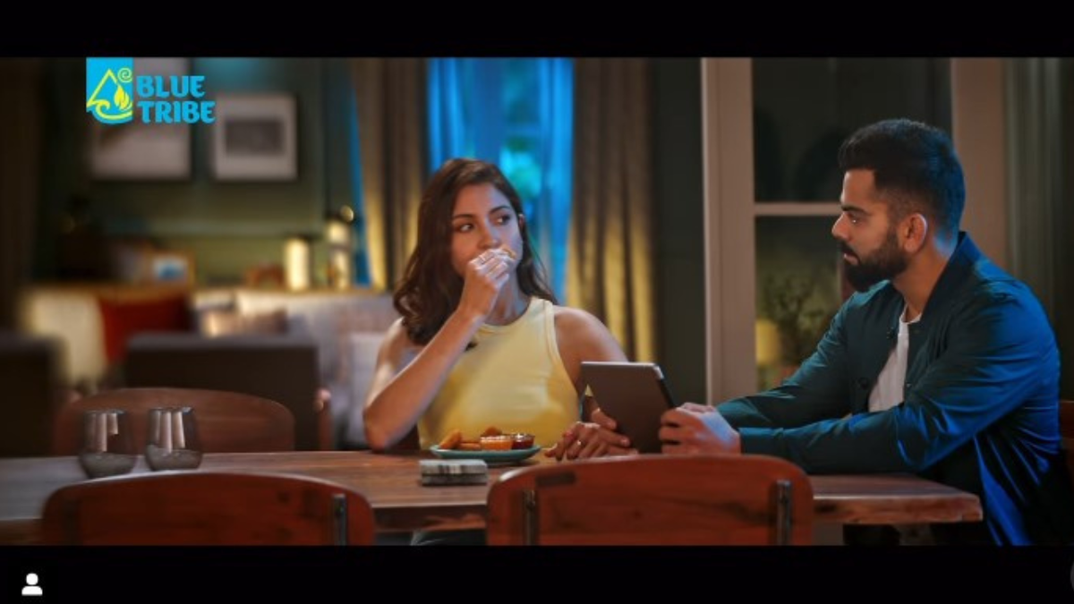 Virat Kohli & Anushka Sharma endorse Blue Tribe’s plant-based chicken nuggets