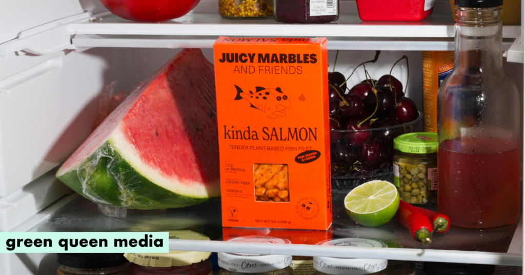 Juicy Marbles, Revo Foods Build on Viral Success of Alt-Seafood Collaboration with Kinda Salmon