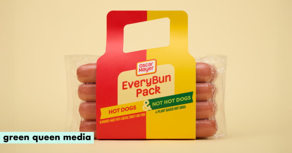 Kraft Heinz’s Oscar Mayer Combines Meat & Plant-Based Wieners in New Packs