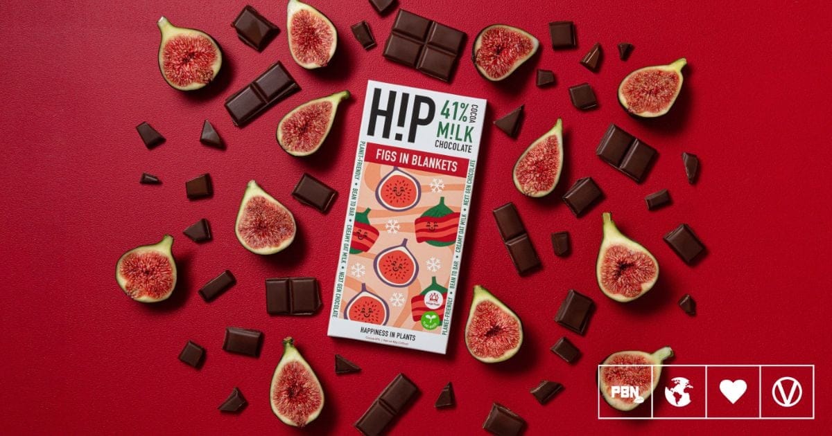 Vegan Brand Launches ‘Figs In Blankets’ Chocolate Bar