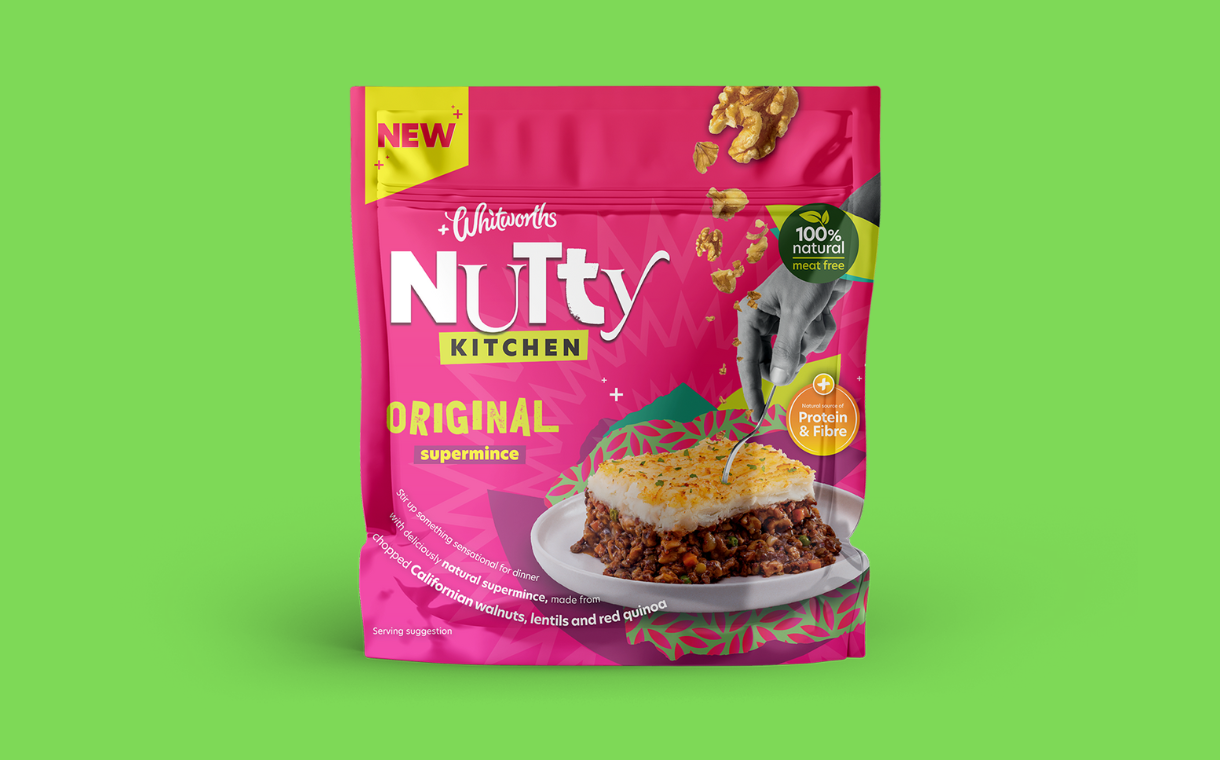 Whitworths unveils ‘UK-first’ minimally processed walnut mince alternative