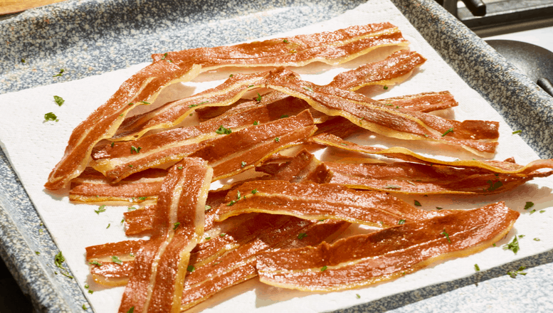 77 Foods Develops “Mind-Blowing” Plant-Based Bacon After Two Years of R&D – vegconomist