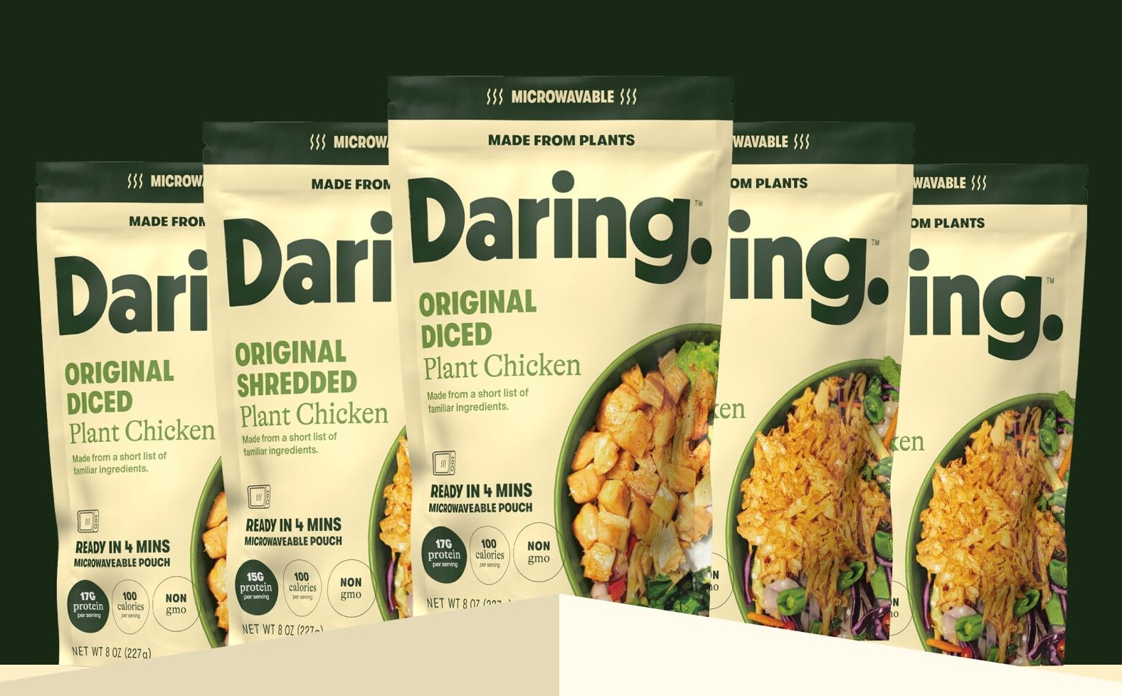 Daring Foods Launches Microwavable Plant Chicken Line at Walmart and Albertsons – vegconomist