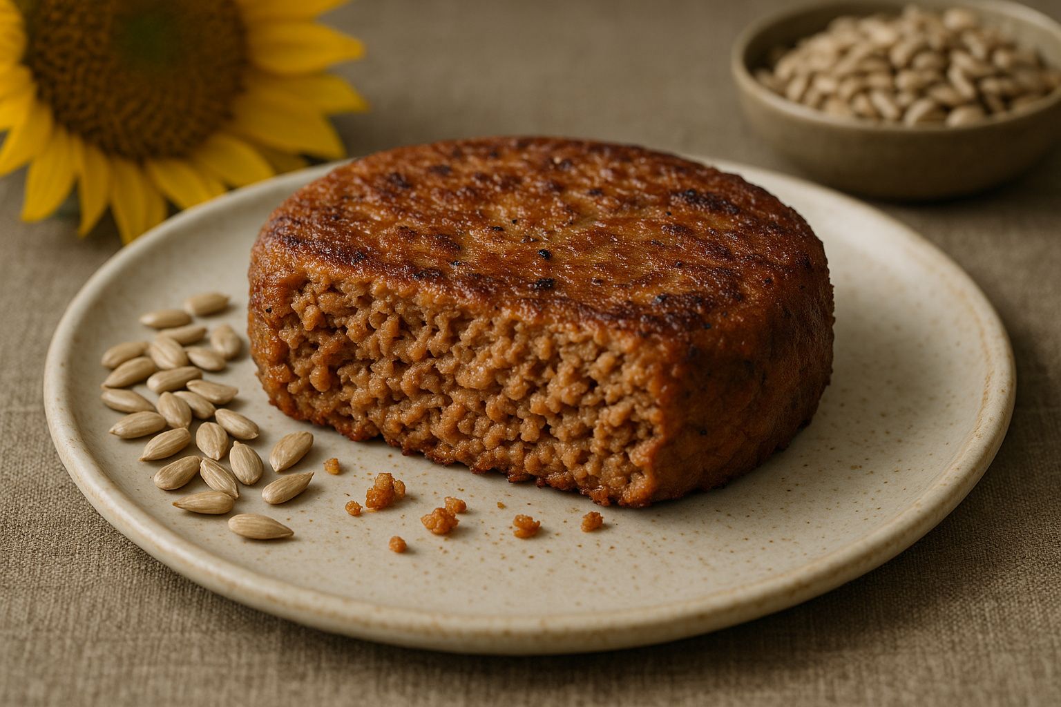 Unicamp and a German institute create sunflower-based plant-based meat so nutritious and tasty that it could change the future of sustainable food